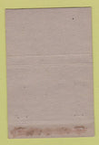 Matchbook Cover - Cog Road Summit House Pikes Peak Colorado WEAR 40 Strike