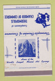 Matchbook Cover - Thermopolis WY Chamber of Commerce 40 Strike