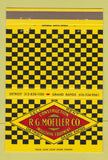 Matchbook Cover - Moeller Construction Detroit MI Grand Rapids 40 Strike