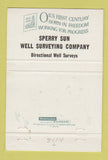 Matchbook Cover - Oil 100th 1959 gas Norman Rockwell Sperry Sun 40 Strike