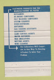Matchbook Cover - Fleetwood Chemists Paper Webster MA 40 Strike