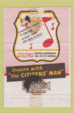 Matchbook Cover - Moore Insurance Agency Marshall MI 40 Strike