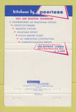 Matchbook Cover - Peerless Wood Products Detroit MI Kitchens 40 Strike