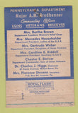 Matchbook Cover - Wilkes Barere PA Abraham Lincoln Encampment 40 Strike