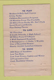 Matchbook Cover - Hotel Imperial Longmont Colorado Fair Rodeo 40 Strike