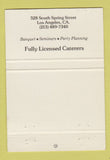 Matchbook Cover - Irwins Los Angeles CA 40 Strike