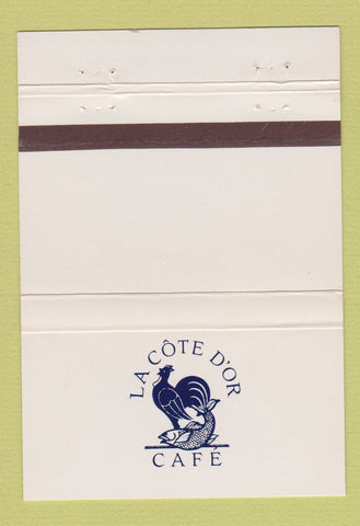 Matchbook Cover - La Cote D'Or Cafe 40 Strike