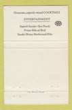 Matchbook Cover - New Ranch House Bloomington Minneapolis MN 40 Strike