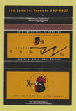 Matchbook Cover - Mambo Lounge Latin American Restaurant Toronto ON 40 Strike