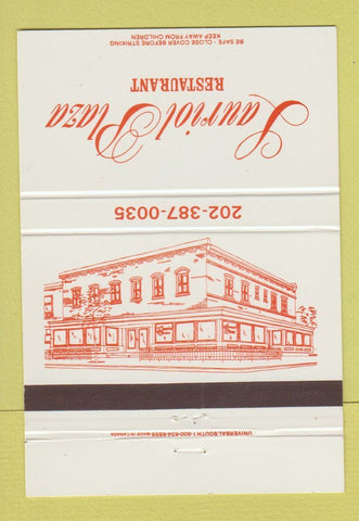 Matchbook Cover - Lauriol Plaza Restaurant Washington DC 40 Strike