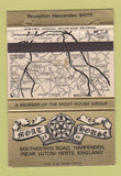 Matchbook Cover - Moat House Herts Harpenden England UK 40 Strike
