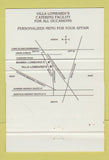 Matchbook Cover - Villa Lombardi's Italian Restaurant Holbrook NY 40 Strike