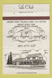 Matchbook Cover - Roberts Country Manor West Portal NJ 40 Strike