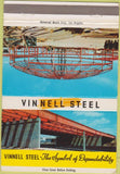 Matchbook Cover - Vinnell Steel Co Irwindale CA 40 Strike