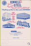 Matchbook Cover - Vinnell Steel Co Irwindale CA 40 Strike