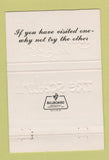 Matchbook Cover - The Scalini Gian Marino New York City 40 Strike