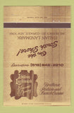 Matchbook Cover - Italian Landmark Restaurant Copiague NY 40 Strike