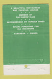 Matchbook Cover - Frame's Restaurant Detroit MI 40 Stick