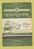 Matchbook Cover - Hotel Patricia Canada WEAR 40 Strike