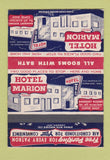 Matchbook Cover - Hotel Marion Norwood MB 40 Strike