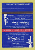 Matchbook Cover - Clipper II Restaurant Dartmouth NS SAMPLE WEAR 40 Strike