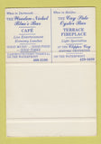 Matchbook Cover - Clipper II Restaurant Dartmouth NS SAMPLE WEAR 40 Strike
