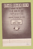 Matchbook Cover - Stage Coach Inn Vancouver WA 40 Strike