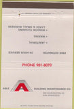 Matchbook Cover - Able Building Materials San Francisco CA 40 Strike
