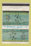 Matchbook Cover - Sherman Hotel Well of the Sea Chicago IL WEAR 40 Strike