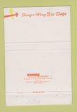 Matchbook Cover - 1958 Dodge Swept Wing Truck Lancer 40 Strike