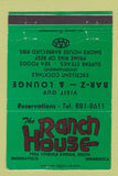 Matchbook Cover - The Ranch House Minneapolis MN WEAR 40 Strike