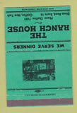 Matchbook Cover - The Ranch House Chaffee NY 40 Strike