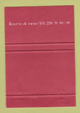 Matchbook Cover - Scala Restaurant Barcelona Spain 40 Strike