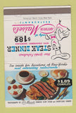 Matchbook Cover - Arthur Maisel's Restaurant New York City 40 Strike