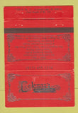 Matchbook Cover - Coleman's McHenry Country Inn Crystal Lake IL RED 40 Strike