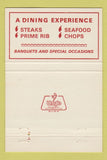 Matchbook Cover - Raindancer Steak Parlour Amsterdam NY 40 Strike