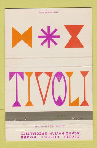 Matchbook Cover - Tivoli Coffee House 40 Strike