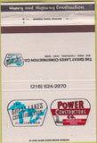 Matchbook Cover - Great Lakes Construction Cleveland OH WORN 40 Strike
