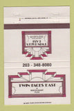 Matchbook Cover - Twin Faces East Darien CT 40 Strike