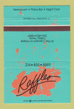 Matchbook Cover - Raffles Restaurant Dallas TX 40 Strike