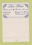Matchbook Cover - Tara House Peaches Lounge 40 Strike