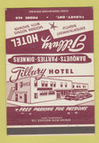 Matchbook Cover - Tilbury Hotel Tilbury ON 40 Strike