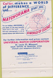 Matchbook Cover - US Capitol Universal Match Phoenix AZ Bachman 40 Strike