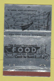 Matchbook Cover - Standard Eat Shop Walnut CA WEAR SILVER 40 Strike