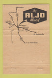 Matchbook Cover - Aljo Motel Albany GA 40 Strike