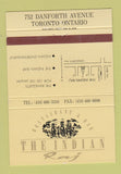 Matchbook Cover - Indian Raj Restaurant Toronto ON 40 Strike