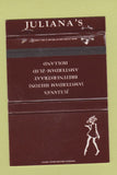 Matchbook Cover - Juliana's Amsterdam Hilton Hotel Holland WEAR 40 Strike