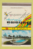 Matchbook Cover - Bahama Motor Lodge Jacksonville FL WEAR 40 Strike