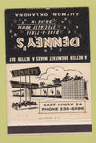 Matchbook Cover - Denney's Restaurant Guymon OK 40 Strike