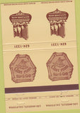 Matchbook Cover - Mayflower Hotel Los Angeles CA Double Print ERROR